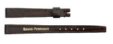 Girard Perregaux 10mm Dark Brown Leather Watch Band Strap