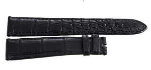 Genuine Chopard 20mm x 16mm Black Alligator Watch Band Strap 080 B0200-0074