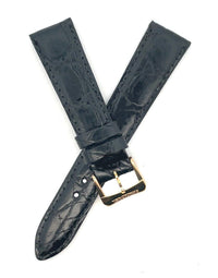 Raymond Weil 17mm x 14mm Black Leather Watch Strap Band