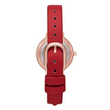 Kate Spade KSW1565 Morningside White Dial Red Leather Strap Women's Watch