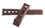 Tissot 20mm x 18mm Brown Leather Watch Band Strap