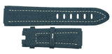 Montblanc 22mm x 20mm Canvas Silver Men's Watch Band Strap FSH