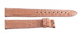 Authentic LOCMAN 16mm x 14mm Women's Pink Alligator Watch Band Strap