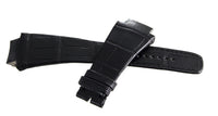 Authentic Richard Mille 29mm x 18mm Black Alligator Watch Band Strap 63-01S 04