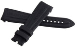 Graham Chronograph Fighter Black Rubber Watch Band Strap 24mm x 20mm