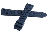 Zenith Chronomaster El Primero 21mm x 18mm Navy Blue Rubber Strap Watch Band R