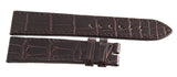 Genuine Chopard 18mm x 16mm Shiny Brown Alligator Watch Band 105 B0208-0456