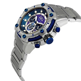 Invicta 25463 Bolt Blue Dial Stainless Steel Chronograph Men's Watch
