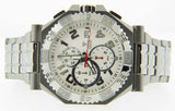 Aqua Master White Dial Diamond Mens Watch W#321 1