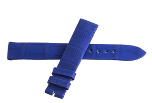 Dior Women's 15mm x 14mm Blue Alligator Leather Watch Band Strap 12015 N3K1A