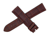 TAG Heuer 20mm x 18mm Brown Alligator Leather Men's Watch Band Strap