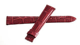 Genuine Longines 15mm x 12mm Dark Red Watch Band Strap L682145122 ZFA4