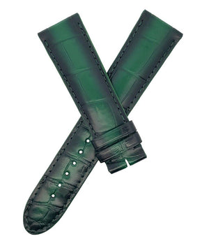 Montblanc Men's 21mm x 18mm Green Alligator Leather Watch Band FDE