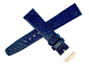 Movado  16mm Black Gold Buckle Watch Band Strap Short