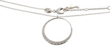 Fossil Jewelry JF00249040 Stainless Steel Crystals Necklace Chain