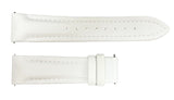 JACOB & CO MENS 20MM WHITE POLYURETHANE WATCH BAND STRAP