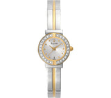 Bulova Women's White Two-tone Stainless-Steel Quartz Watch 98X000