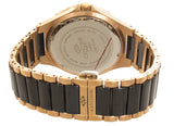 Oniss Men's Brown Mop Dial Two-Tone Rose Gold & Brown Ceramic Watch ON8012-MRG