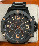 Armani Exchange AX1513 Black Dial Black IP Stainless Chronograph Men's Watch