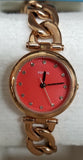 Fossil Women's Olive Rose-Tone Stainless Steel Watch ES3581