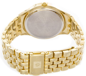 Anne Klein Women's AK/1732CHGB Gold-Tone Bracelet Crystal Watch