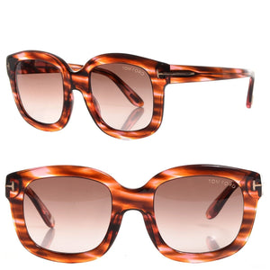 Tom Ford CHRISTOPHE Pink Brown Gradient Frame Brown Lens FT279 48Z 53-23 140