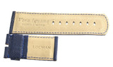 LOCMAN Men's 31mm x 30mm Blue Lizard Leather Watch Band Strap