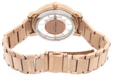 Kenneth Cole Silver Dial Rose-Gold Tone Bracelet Womens Watch 10031428 36mm