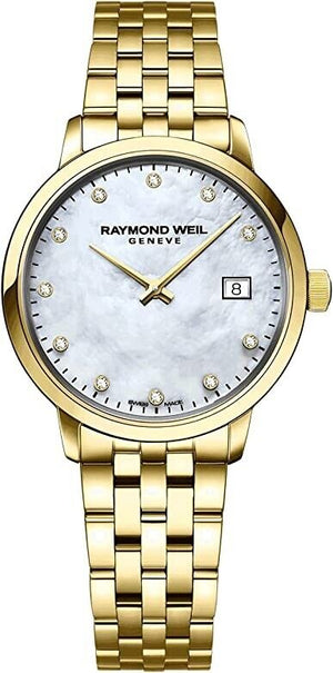 RAYMOND WEIL Toccata Quartz Diamond Mop Dial Ladies Watch 5985-P-97081