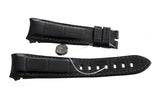 Genuine Graham 24mm x 20mm Black Alligator Leather Watch Band