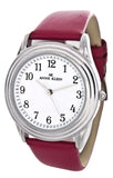 Anne Klein Women's  White Dial Red Leather Band Watch 10/2497