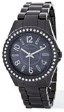 Anne Klein Women's Black Dial Black Band Watch - AK/1899