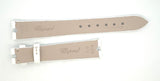 Chopard 14mm x 12mm White SatinWatch Band Strap 105 B1617-0043