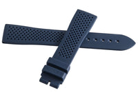 Zenith Chronomaster El Primero 21mm x 18mm Navy Blue Rubber Strap Watch Band L