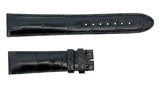 Montblanc Men's 19mm x 17mm Black Alligator Leather Watch Band FSK