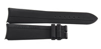 Greubel Forsey 22mm x 18mm Black Rubber Watch Band Strap