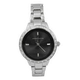 Anne Klein Black Dial Metal Bracelet Women's Watch AK/2097BKSV