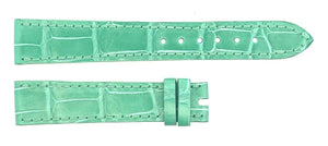 Chopard 16mm x 14mm Light Green Alligator Leather Watch Band Strap 105/70