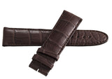 Montblanc Men's 22mm x 20mm Brown Alligator Leather Watch Band Strap FRK