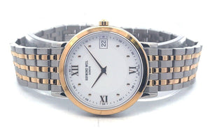 Raymond Weil Men's Two-Tone White Dial Quartz Watch 5764