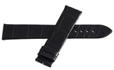 Montblanc Men's 19mm x 17mm Black Alligator Leather Watch Band FTE
