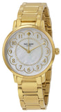 Kate Spade 1YRU0789 Scallop Gramercy MOP Dial Gold Tone Stainless Women's Watch