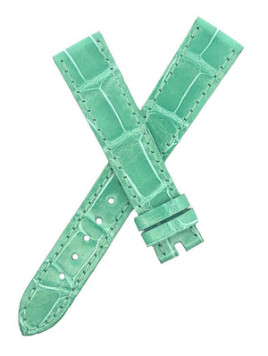 Chopard 16mm x 14mm Light Green Alligator Leather Watch Band Strap 105/70