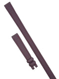 Chopard 12mm x 10mm Burgundy Genuine Leather Women's Watch Band 070/275