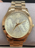 Michael Kors MK3590 Runway Gold Dial Gold Tone Stainless Steel Women's Watch