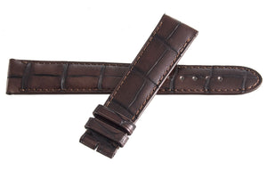 Montblanc Men's 19mm x 17mm Brown Alligator Leather Watch Band Strap FTB