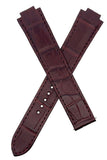 Cartier Paris 11mm x 16mm Dark Brown Genuine Leather Watch Band  KDAFLM52