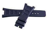 IWC 30mm x 20mm Navy Blue Rubber Men's Watch Band Strap