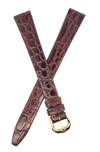 Raymond Weil 12mm Brown Leather Women's Watch Strap Band