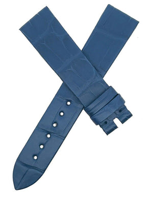 Chopard 18mm x 16mm Women's Blue Mat Alligator Watch Band  B0201-1277